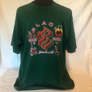 Vintage Black Bike Week Atlantic Beach SC 2010 size xxl